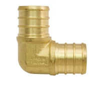 Apollo 3/4 Inch Brass PEX Barb 90-Degree Elbow - APXE3434 - Bathroom