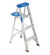 Werner 4' Aluminum Ladder, Type l - 364 - Ladders