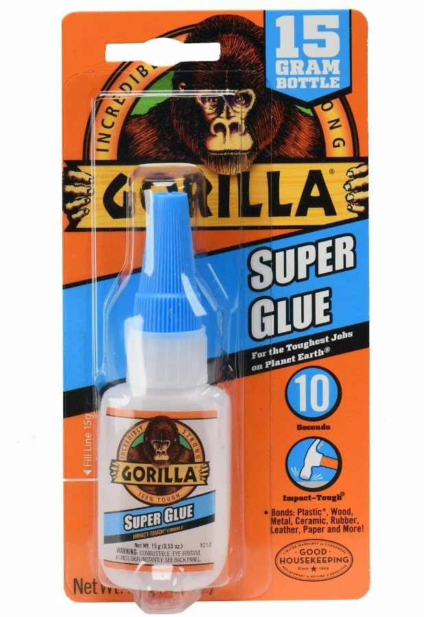 Gorilla Glue Super Glue Bottle 15g - 7805002 - Adhesives Fillers
