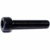 Midwest Fastener 6mm-1.0 x 30mm Black Oxide Class 12.9 Coarse Thread Knurled Head Hex Socket Cap Screws - 81674 - Bolts