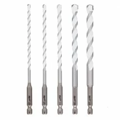 Milwaukee Shockwave™ Carbide Multi-Material Drill Bits, 5-Piece Kit - 48-20-8898 - Power Tool Accessories