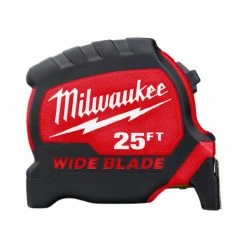 Milwaukee 25ft Wide Blade Tape Measure 48-22-0225 - Measuring Tools