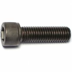Midwest Fastener 12mm-1.75 x 40mm Black Oxide Class 12.9 Coarse Thread Knurled Head Hex Socket Cap Screws - 87439 - Bolts