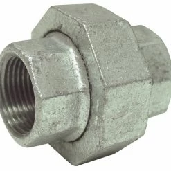 JMF Company 1 1/2 Fip x 1 1/2 Fip Galv 150 lb Union Barcoded - 3765724249802 - Hardware