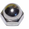 Midwest Fastener 1/4"-20 Nickel Plated Brass Coarse Thread Acorn Cap Nuts - 80597 - Bolts
