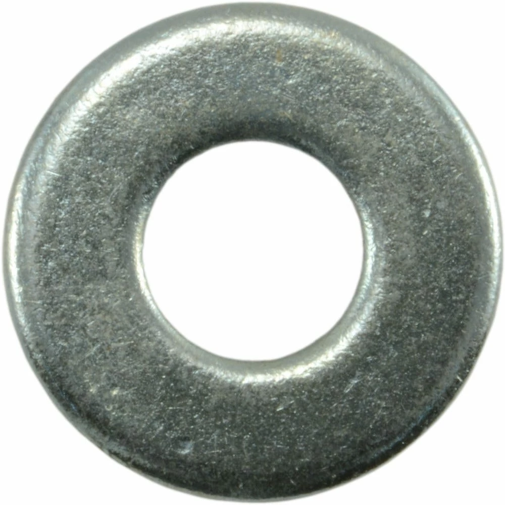 Midwest Fastener #10 x 7/32" x 1/2" Zinc Plated Grade 2 SAE Flat Washers - 81133 - Bolts - Image 2