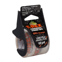 Duck Tape 2T-REX Packaging Tape With Dispenser-Clear 1.88 Inch x 15 yd - 284990 - Adhesives & Tape