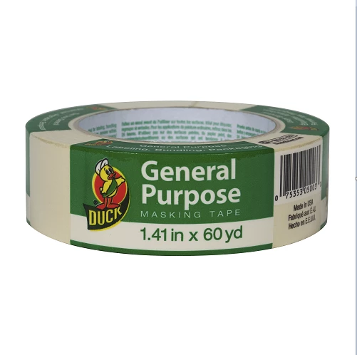 Duck Tape Duck Brand General Purpose Masking Tape-Beige 1.41 Inch x 60 yd - 240351 - Adhesives & Tape
