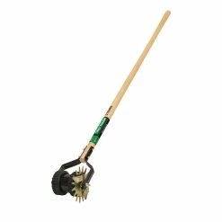 Truper TruTough Rotary Lawn Edger with 48 Inch Ash Handle 32100 - Digging Tools