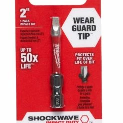 Milwaukee Shockwave 2" Impact Square Recess 3 Power Bit - 48-32-4473 - Drill Bits