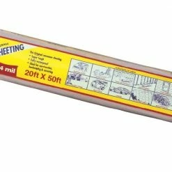 Various Brands Carry-Home Coverall Consumer Clear 20' x 50' Plastic Sheeting - 4CH-2050-C - Weatherstripping