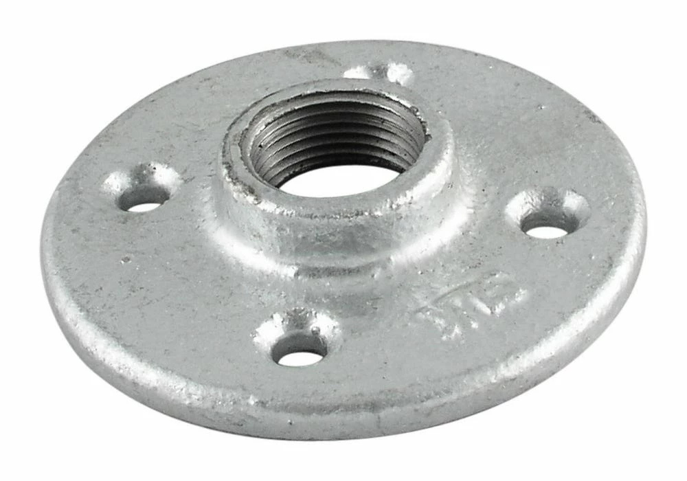LDR Galvanized Floor Flange 1-1/4" 311 F-114 - Malleable Fittings - Image 2