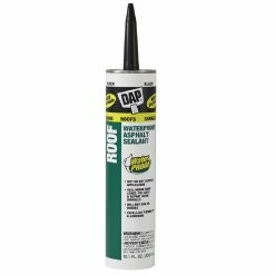 DAP Roof Waterproof Asphalt Filler & Sealant - Black, 10.1 oz. - 7079818268 - Caulk & Sealants