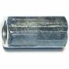 Midwest Fastener 3/8"-16 to 1/2"-13 x 1-1/4" Zinc Plated Coarse Thread Rod Coupling Nuts - 83086 - Bolts
