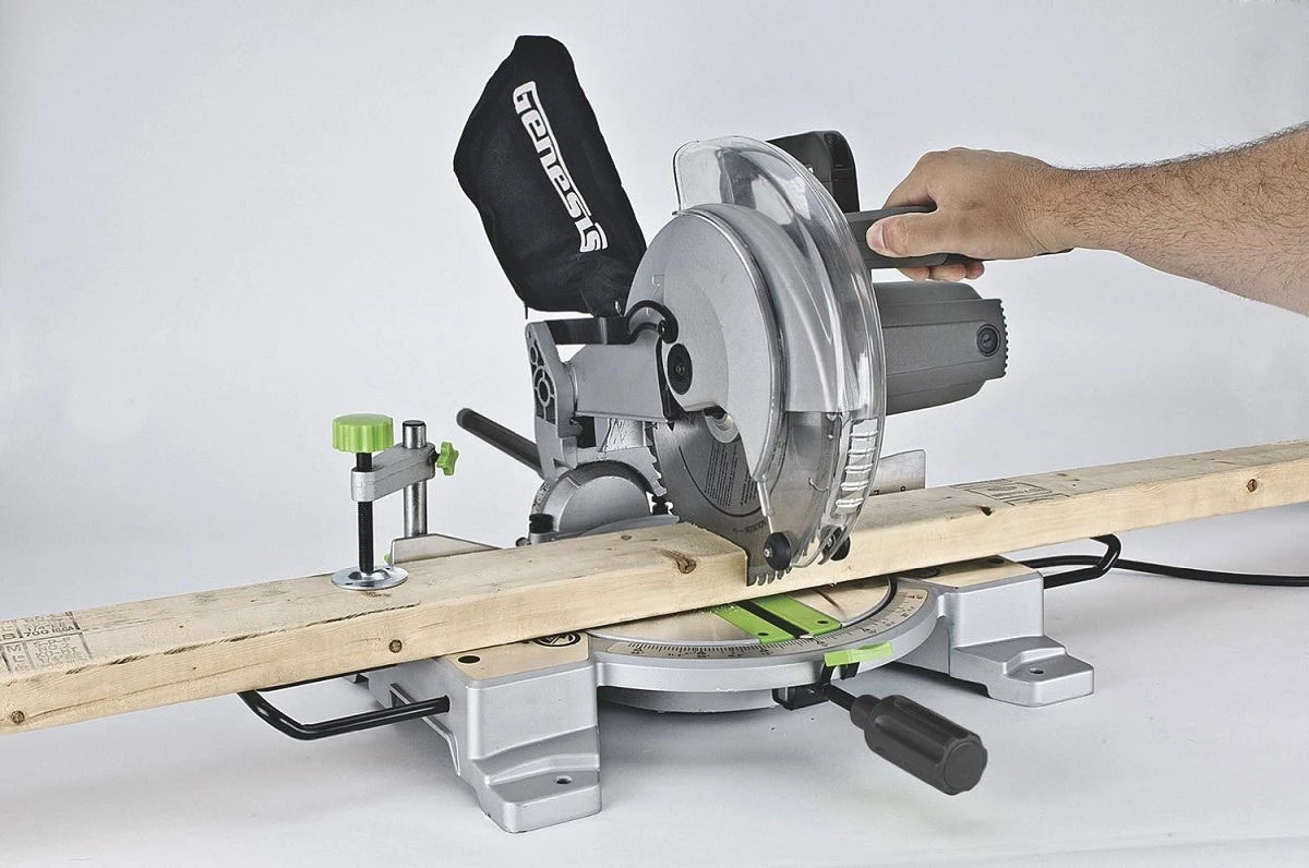 Genesis 10 Inch Cmpd Miter Saw with Laser GMS1015LC - Miter Saws - Image 2