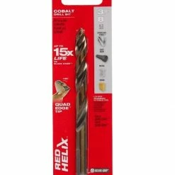 Milwaukee 3/8" Cobalt Red Helix Drill Bit - 48-89-2321 - Drill Bits
