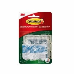 Command™ Outdoor Light Clips 17017CLR-AWES - Miscellaneous Hardware