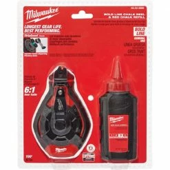 Milwaukee 100' Bold Line Kit with Red Chalk 48-22-3986 - Marking Tools