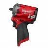 Milwaukee M12 Fuel 12-Volt Lithium-Ion Cordless Brushless Stubby 3/8" Impact Wrench - 2554-20 - Drills