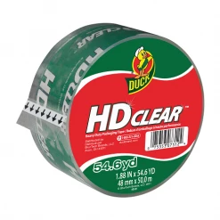 Duck Tape HD Clear Heavy Duty Packaging Tape- Clear 1.88 Inch x 54.6 yd - 297438 - Adhesives & Tape