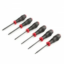 Tekton 6-pc Torx 4 in Driver Set [HT Blk Oxd] (T10-T30) DHT91006-S - Screw Drivers