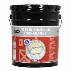 JetCoat Roof Coating Fib Aluminum, 4.75 Gallon - 66475/55815 - Coatings