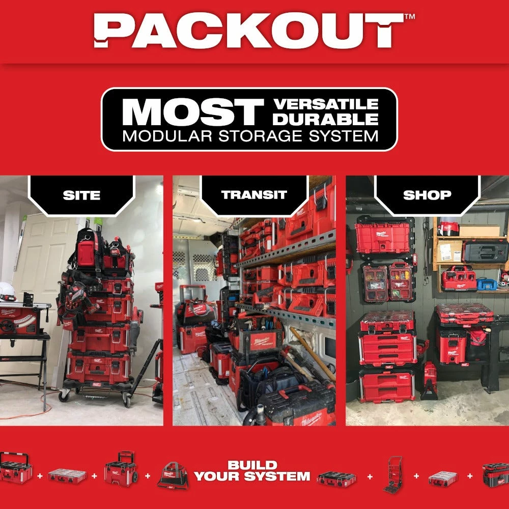 Milwaukee Packout Tool Box - 48-22-8424 - Equipment Cases - Image 5
