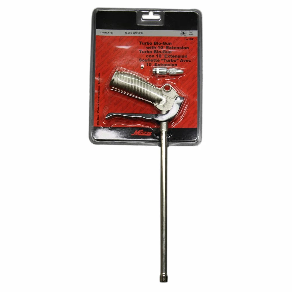 Milton Turbo Blo Gun and 10 inch Extension w/ Adjustable Nozzle S-182 - Miscellaneous Hardware - Image 2