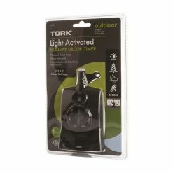 TORK Outdoor LightActivated Holiday Decor Timer 652B - Timers