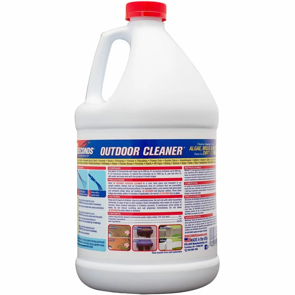 30 Seconds Cleaners 30 Seconds Outdoor Cleaner, 1 Gallon - 1G30S - Outdoor Cleaning - Image 2