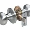 Master Lock Biscuit Style Hall and Closet Door Knob Satin Nickel - BCO0415 - Door Hardware