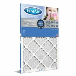 Bestair 16 x 25 x 1 Merv 13 Pleated Furnace Filter - B1-1625-13-6 - Furnace Filters & Maintenance