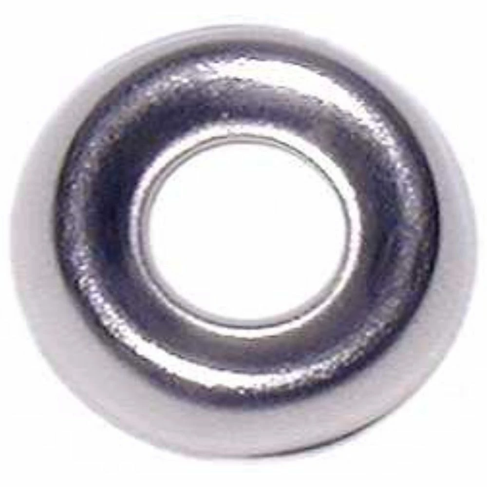 Midwest Fastener #12 x 17/64" x 21/32" Nickel Plated Finishing Washers - 21483 - Bolts