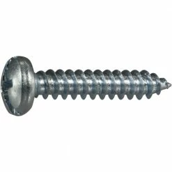 Midwest Fastener #10 x 1" Zinc Plated Combo Pan Head Sheet Metal Screws - 21284 - Bolts