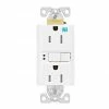 Eaton Self-Test GFCI 15A Tamper and Weather Resistant Duplex Receptacle - TWRSGF15W - Wiring Accessories
