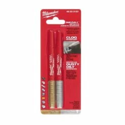 Milwaukee Inkzall™™ Fine Point Gold & Silver Metallic Markers, 2 Pack - 48-22-3123 - Marking Tools