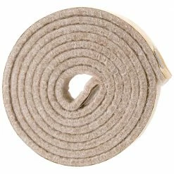 Softtouch 1/2 x 60 Inch Oatmeal Felt Strips - 4220795N - Casters
