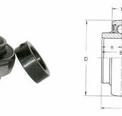 Daido Insert Bearings Re-lube Self Align - NA/HC208-24