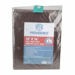 Providence Medium Duty 12 x 14 Tarp, Brown/Green - 89-200-0204 - Tarps