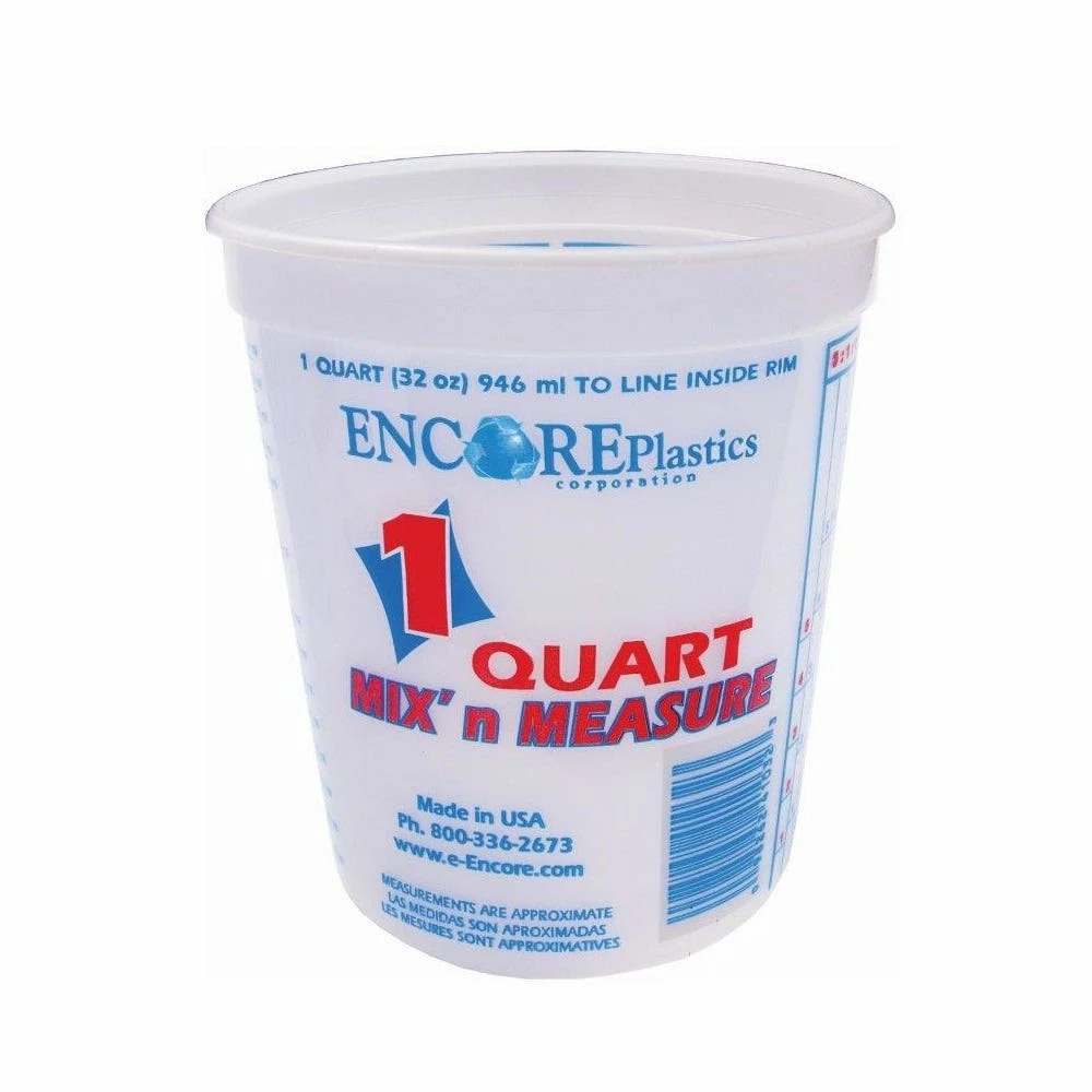 Encore 1 QT TALL CLEAR MIX'N MEASURE CONTAINER - 41032 - Hardware - Image 2