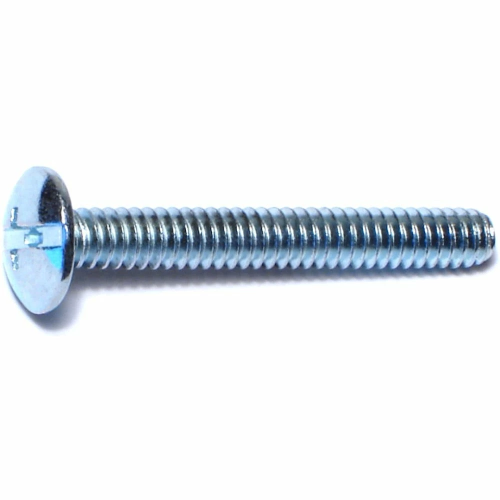 Midwest Fastener #10-24 x 1-1/2" Zinc Plated Coarse Thread Combo Truss Head Machine Screws - 86135 - Bolts