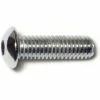 Midwest Fastener 3/8"-16 x 1-1/4" Chrome Plated Grade 8 Coarse Thread Button Head Socket Cap Screws - 86992 - Bolts