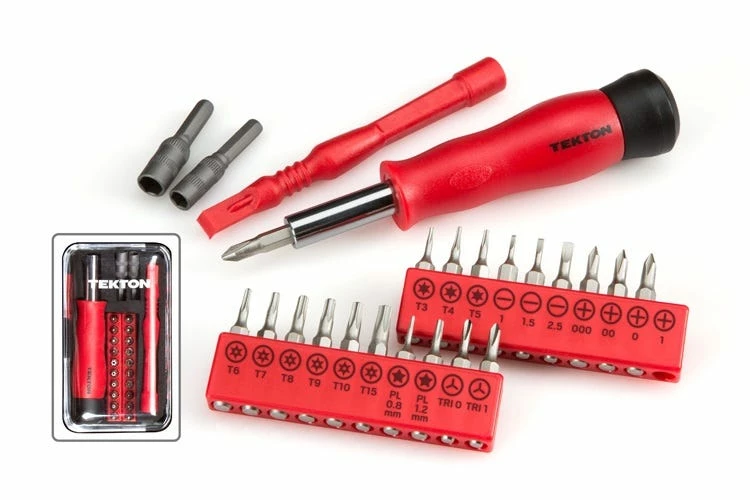Tekton 27 Piece Everybit - TM - Precision Tool Kit - 2830 - Screw Drivers