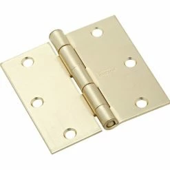 National Hardware 512 Door Hinges in Satin Brass - N830-230
