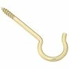 National Hardware 2041 Ceiling Hooks - Solid Brass in Solid Brass - N192-278 - Bolts