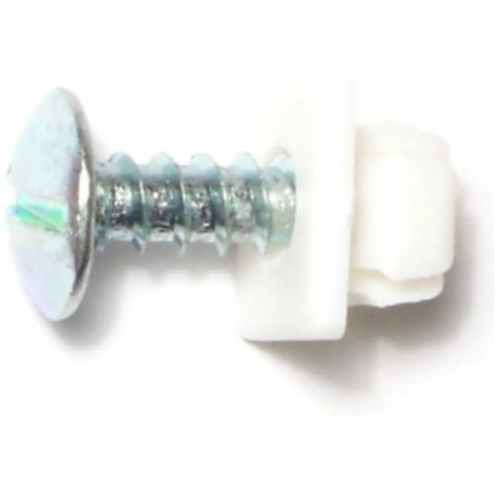 Midwest Fastener #14 x 3/4" Zinc Plated License Plate Bolts - 24140