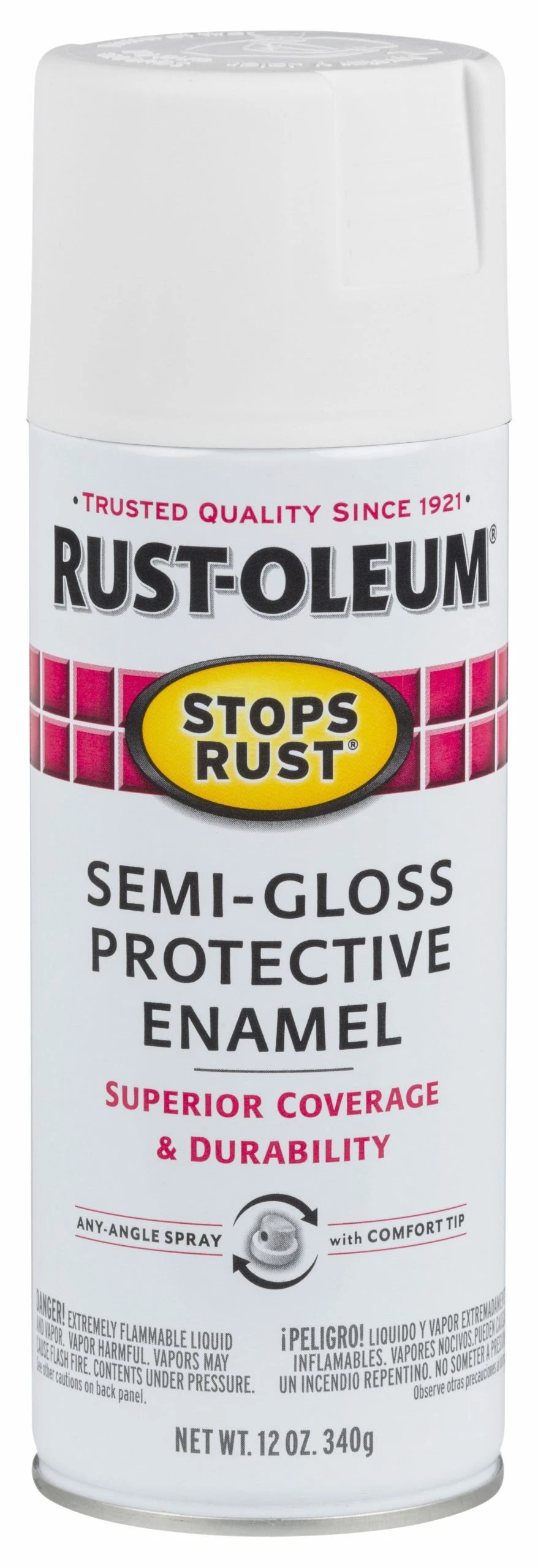 Rust-Oleum Stops Rust Protective Enamel SemiGloss White Spray - 7797830 - Spray Paint - Image 3