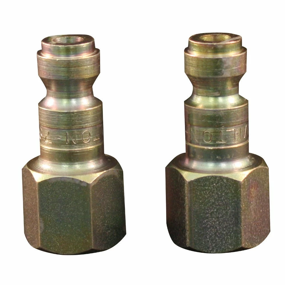 Milton 2 Pack 1/4 inch FNPT T-Style Plug S-784 - Miscellaneous Hardware