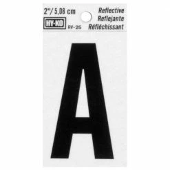 Hy-Ko 2In Reflective Letters A - RV-25/A - Hardware