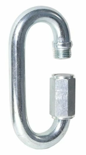 Baron Standard Jaw Steel Quick Link 3/8 Inch - Bright Zinc - 7350T-3/8 - Links - Image 2